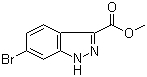 结构式 CAS# 885278-42-2, 6-溴-1H-吲唑-3-甲酸甲酯