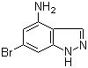 结构式 CAS# 885518-50-3, 4-氨基-6-溴-1H-吲唑