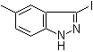 结构式 CAS# 885518-92-3, 3-碘-5-甲基-1H-吲唑
