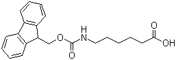 N-芴甲氧羰基-6-氨基己酸分子结构 (CAS 88574-06-5)