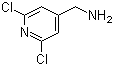 结构式 CAS# 88579-63-9, 2,6-二氯吡啶-4-甲胺