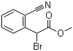 结构式 CAS# 885953-43-5, 溴(2-氰基苯基)乙酸甲酯