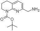 8-N-Boc-5,6,7,8-Tetrahydro-1,8-naphthyridin-2-methylamine molecular structure (CAS 886362-43-2)