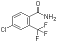 structure of CAS# 886496-79-3, 4-Chloro-2-(trifluoromethyl)benzamide