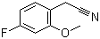 4-Fluoro-2-methoxybenzeneacetonitrile molecular structure (CAS 886498-56-2)