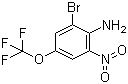 structure of CAS# 886499-21-4, 2-Bromo-6-nitro-4-trifluoromethoxyaniline;2-Bromo-6-nitro-4-(trifluoromethoxy)aniline