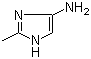 结构式 CAS# 88718-92-7, 2-甲基-1H-咪唑-4-胺
