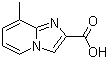 结构式 CAS# 88751-05-7, 8-甲基咪唑并[1,2-a]吡啶-2-羧酸