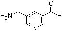 5-(氨甲基)-3-吡啶甲醛分子结构 (CAS 887579-82-0)