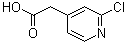 2-Chloro-4-pyridineacetic acid molecular structure (CAS 887580-55-4)