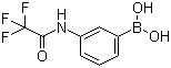 结构式 CAS# 88978-20-5, B-[3-[(2,2,2-三氟乙酰基)氨基]苯基]硼酸