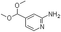 结构式 CAS# 889945-19-1, 4-(二甲氧基甲基)-2-吡啶胺