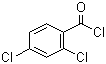 structure of CAS# 89-75-8, 2,4-Dichlorobenzoyl chloride;DCOC; 2,4-Dichlorobenzene-1-carbonyl chloride