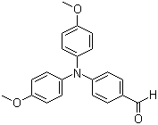 structure of CAS# 89115-20-8, 4-[Bis(4-methoxyphenyl)amino]benzaldehyde