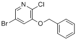3-(苄氧基)-5-溴-2-氯吡啶分子结构 (CAS 891785-18-5)