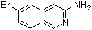 structure of CAS# 891785-28-7, 6-Bromoisoquinolin-3-amine;3-Amino-6-bromoisoquinoline