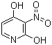 structure of CAS# 89282-12-2, 2,4-Dihydroxy-3-nitropyridine;4,6-Dihydroxy-5-nitropyridine; 4-Hydroxy-3-nitro-2-pyridone