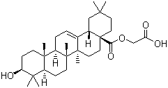 Carboxymethyl oleanolate molecular structure (CAS 892869-45-3)