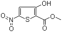 3-羟基-5-硝基噻吩-2-羧酸甲酯分子结构 (CAS 89380-77-8)