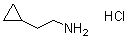2-Cyclopropylethanamine hydrochloride molecular structure (CAS 89381-08-8)