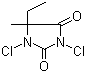 1,3-二氯-5-甲基-5-乙基海因分子结构 (CAS 89415-87-2)