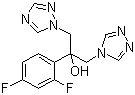 structure of CAS# 89429-59-4, 2-(2,4-Difluorophenyl)-1-(1H-1,2,4-triazol-1-yl)-3-(4H-1,2,4-triazol-4-yl)propan-2-ol;alpha-(2,4-Difluorophenyl)-alpha-(4H-1,2,4-triazol-4-ylmethyl)-1H-1,2,4-triazole-1-ethanol