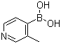 structure of CAS# 894808-72-1, 3-Methylpyridine-4-boronic acid