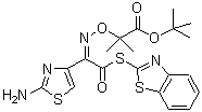 头孢他啶侧链酸活性酯分子结构 (CAS 89604-92-2)