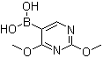 2,4-Dimethoxyprimidine-5-boronic acid molecular structure (CAS 89641-18-9)