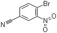 4-Bromo-3-nitrobenzonitrile molecular structure (CAS 89642-49-9)