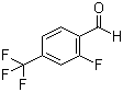 structure of CAS# 89763-93-9, 2-Fluoro-4-(trifluoromethyl)benzaldehyde