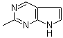 structure of CAS# 89792-07-4, 2-Methyl-7H-pyrrolo[2,3-d]pyrimidine