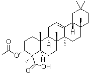 结构式 CAS# 89913-60-0, 乙酰基-alpha-乳香酸
