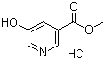 结构式 CAS# 89937-78-0, 5-羟基烟酸甲酯盐酸盐