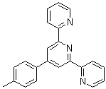 结构式 CAS# 89972-77-0, 4'-(4-甲基苯基)-2,2':6',2''-三联吡啶