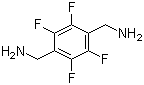 结构式 CAS# 89992-50-7, 2,3,5,6-四氟对苯二甲胺; 2,3,5,6-四氟-1,4-苯二甲胺