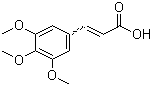 结构式 CAS# 90-50-6, 3,4,5-三甲氧基肉桂酸
