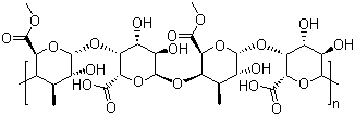 structure of CAS# 9000-69-5, Pectin;Poly(1,4-alpha-D-galacturonide)