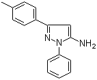 structure of CAS# 90012-40-1, 5-Amino-3-(4-methylphenyl)-1-phenylpyrazole;3-(4-Methylphenyl)-1-phenyl-1H-pyrazol-5-amine; 2-Phenyl-5-p-tolyl-2H-pyrazol-3-ylamine