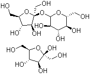 结构式 CAS# 9005-80-5, 菊粉; 菊糖