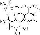结构式 CAS# 9007-28-7, 硫酸软骨素