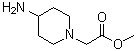 结构式 CAS# 90152-50-4, 4-氨基-1-哌啶乙酸甲酯