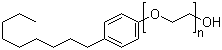 Nonylphenoxypoly(ethyleneoxy)ethanol molecular structure (CAS 9016-45-9)