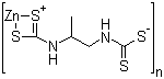 丙烯基双二硫代氨基甲酸锌聚合物分子结构 (CAS 9016-72-2)