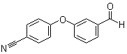 结构式 CAS# 90178-72-6, 4-(3-甲酰基苯氧基)苯甲腈