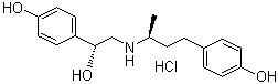structure of CAS# 90274-24-1, Ractopamine hydrochloride;4-[3-[2-Hydroxy-2-(4-hydroxyphenyl)-ethyl]aminobutyl]phenol hydrochloride