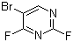 structure of CAS# 903131-29-3, 5-Bromo-2,4-difluoropyrimidine