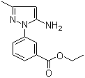 Ethyl 3-(5-amino-3-methyl-1H-pyrazol-1-yl)benzoate molecular structure (CAS 903567-11-3)