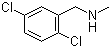 结构式 CAS# 90390-16-2, N-(2,5-二氯苄基)-N-甲胺