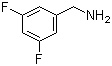 结构式 CAS# 90390-27-5, 3,5-二氟苄胺